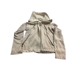 Billabong Jacket Full Zip‎ Boys Size Medium Fleece Lined High Neck 4 Pockets EUC